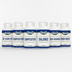 TenaZ Pill Pack – Category D Complementary Medicine capsule bottles from the NODIET Method Reset Range